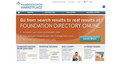 Desktop Screenshot of marketplace.foundationcenter.org