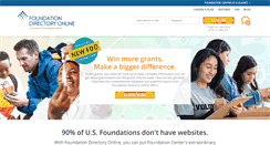 Desktop Screenshot of fconline.foundationcenter.org