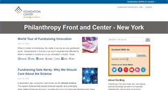 Desktop Screenshot of newyorkblog.foundationcenter.org