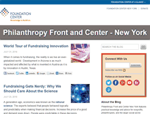 Tablet Screenshot of newyorkblog.foundationcenter.org