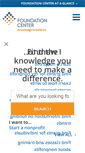 Mobile Screenshot of foundationcenter.org