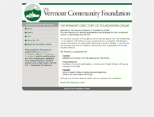 Tablet Screenshot of fdovermont.foundationcenter.org