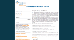 Desktop Screenshot of 2020.foundationcenter.org